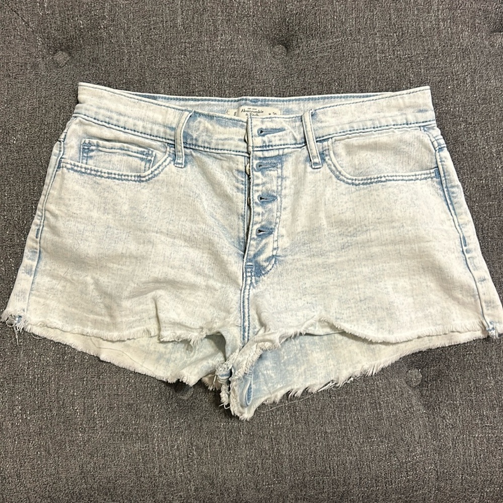 Abercrombie & Fitch acid wash shorts -